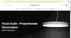 Desktop Screenshot of fagerhult.com